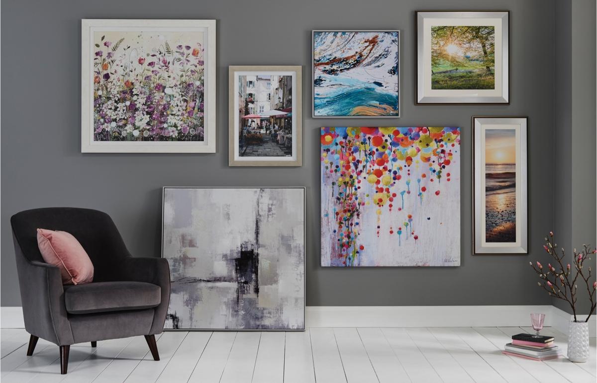 Bedroom wall art ideas – floral wall art